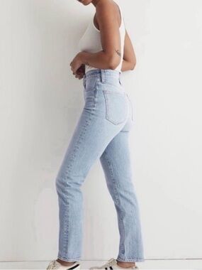 Madewell The Perfect Vintage Straight Jean Light Wash